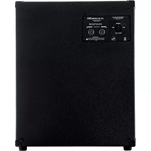 Gallien-Krueger Neo115-IV 500W 1x15 Bass Speaker Cabinet Black