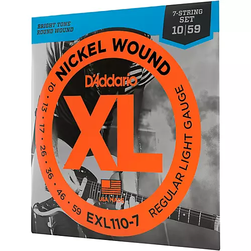D'Addario EXL110-7 Lite 7-String Electric Guitar Strings