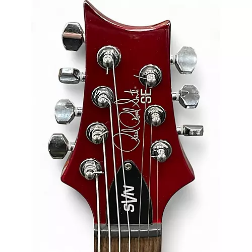 Used PRS SVN Trans Crimson Red Solid Body Electric Guitar Trans Crimson Red