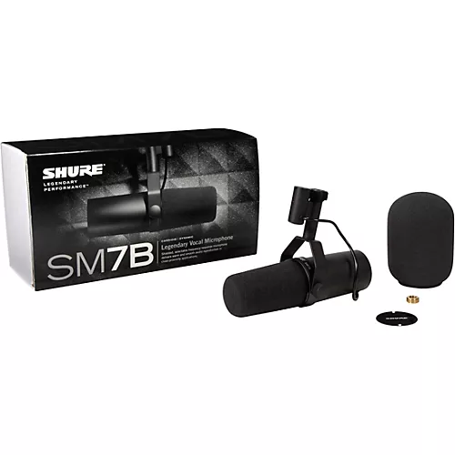 Shure SM7B Dynamic Vocal Microphone With Cloudlifter 4-Person Bundle