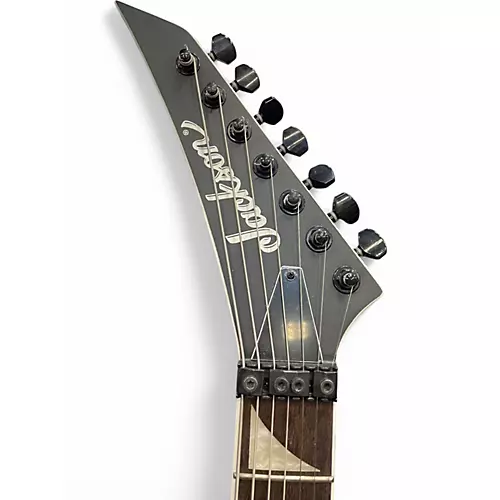 Used Jackson RRX24-MG7 Black with Silver Pinstripes Solid Body Electric Guitar Black with Silver Pinstripes