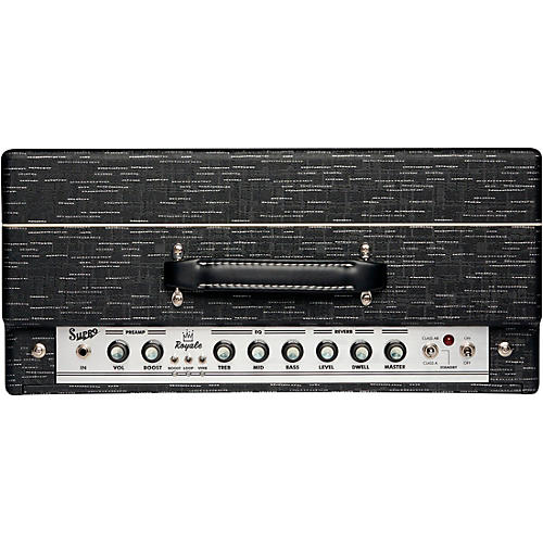 Supro Royale 1932r 1x12 Guitar Tube Combo Amp Black Scandia