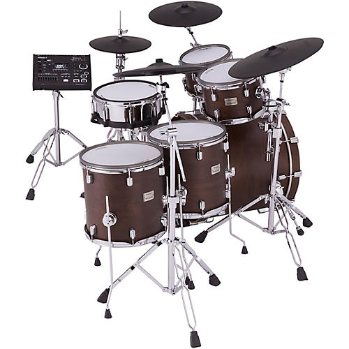 Roland VAD716 V-Drums Acoustic Design Electronic Drum Kit Gloss Ebony Finish