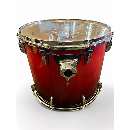 Used Pearl 6 Piece Session Studio Classic Crimson Red Burst Drum Kit Crimson Red Burst