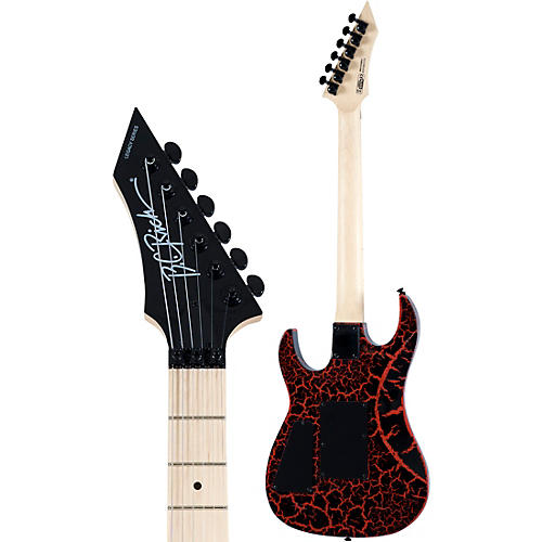 B.C. Rich Gunslinger Retro II with Floyd Rose Electric Guitar Green Pearl