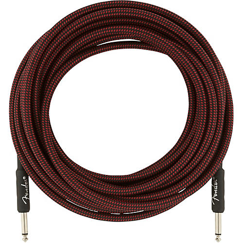 Fender Professional Series Straight to Straight Instrument Cable 15 ft. White Tweed