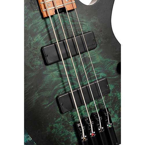 Cort Space 4 Artisan Headless Electric Bass Star Dust Black