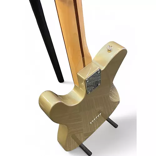Used Fender CHRIS SHIFLETT TELECASTER Metallic Gold Solid Body Electric Guitar Metallic Gold