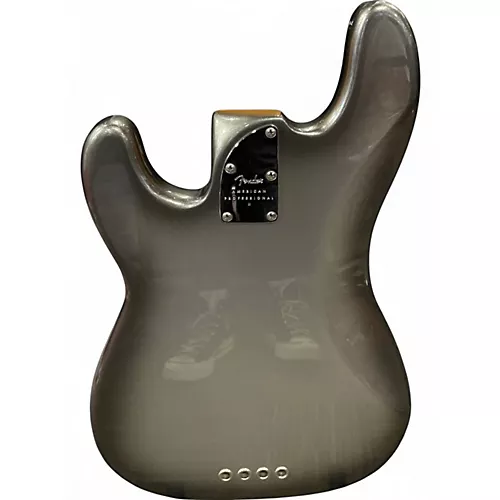 Used Fender American Professional II Precision Bass Mercury Electric Bass Guitar Mercury