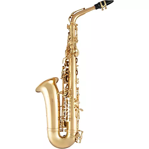 Selmer Selmer Alto Saxophone, Lacquer Finish, Lightweight Case, Selmer R402 Mouthpiece Black Nickel Body Gold Lacquer Keys