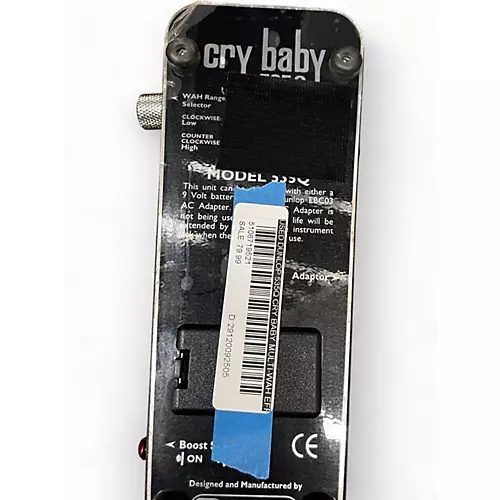 Used Dunlop 535Q Cry Baby Multi-Wah Effect Pedal