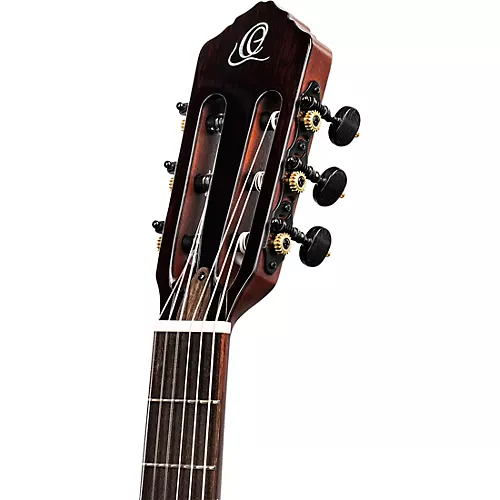 Ortega TourPlayer Standard Left-Handed Nylon-String Acoustic-Electric Guitar Natural