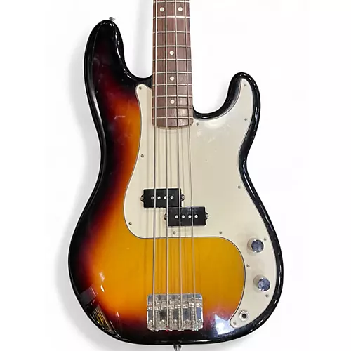 Used Fender Player Precision Bass Tobacco Sunburst Electric Bass Guitar Tobacco Sunburst