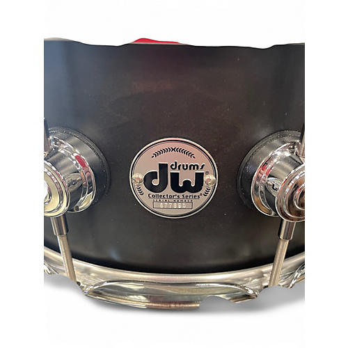 Used DW 6.5X14 Collector's Series Snare Black Drum Black 15