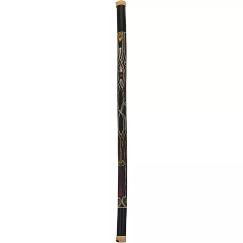 Pearl 60 in. Bamboo Rainstick in Hand-Painted Hidden Spirit Finish