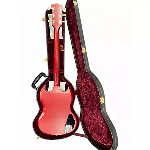 Used Gibson mod collection 1963 Les Paul  SG Custom crimson metallic Solid Body Electric Guitar crimson metallic