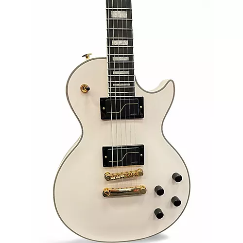Used Epiphone Matt Heafy Les Paul Custom Origins Bone White Solid Body Electric Guitar Bone White