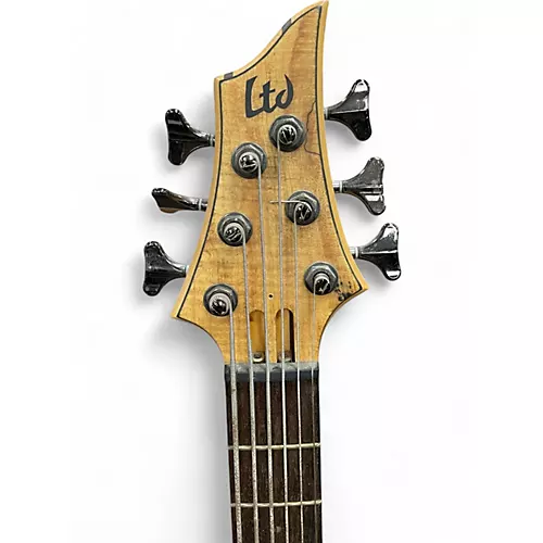 Used ESP LTD B206SM 6 String Spalted Maple Electric Bass Guitar Spalted Maple