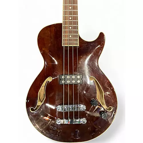 Used Ibanez Agb140 Walnut Electric Bass Guitar Walnut