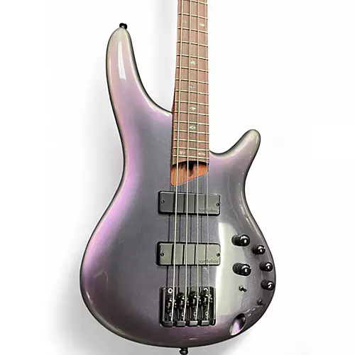 Used Ibanez SR5005E 5 String BLACK AURORA BURST Electric Bass Guitar BLACK AURORA BURST
