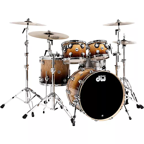DW Collector's Series 4-Piece Shell Pack Natural Maple Chrome Hardware