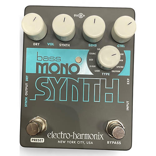 Used Electro-Harmonix Bass Mono Synth Bass Bass Effect Pedal