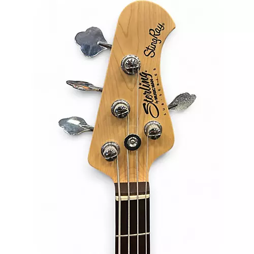 Used Sterling by Music Man Ray4 Blue Electric Bass Guitar Blue