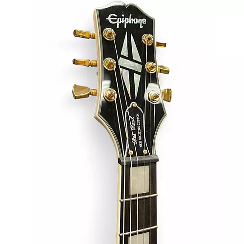 Used Epiphone Matt Heafy Les Paul Custom Origins Bone White Solid Body Electric Guitar Bone White