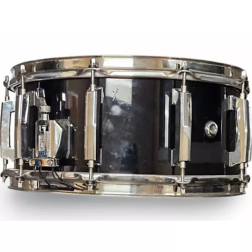 Used Pearl 6.5X14 Masters Studio Snare Black Drum Black 15