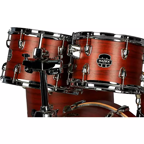 Mapex Venus Complete 5-Piece Drum Set With Hardware & Cymbals Redwood