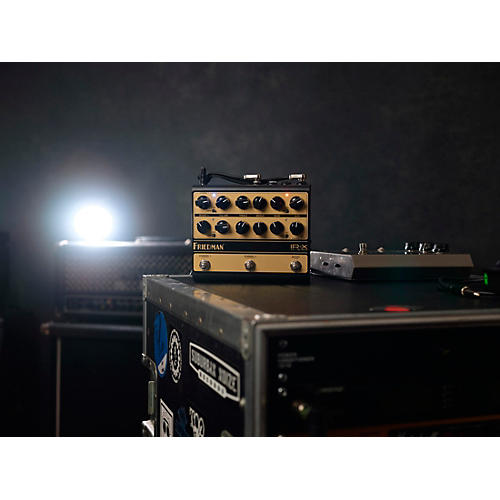 Friedman IR-X Dual-Tube Preamp DI+IR Dual-Channel 12AX7 Tubes Effects Pedal Black