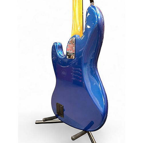 Used 2019 Fender American Ultra Jazz Bass Cobra Blue Electric Bass Guitar Cobra Blue