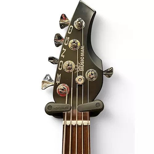 Used Ernie Ball Music Man Bongo 5 HH Black Electric Bass Guitar Black