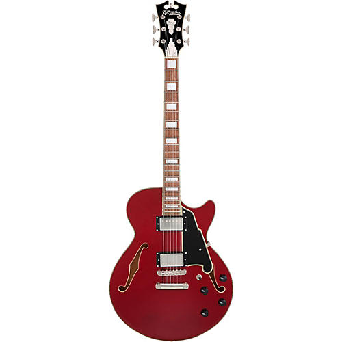 D'Angelico Premier SS Semi-Hollow Electric Guitar Burnt Red