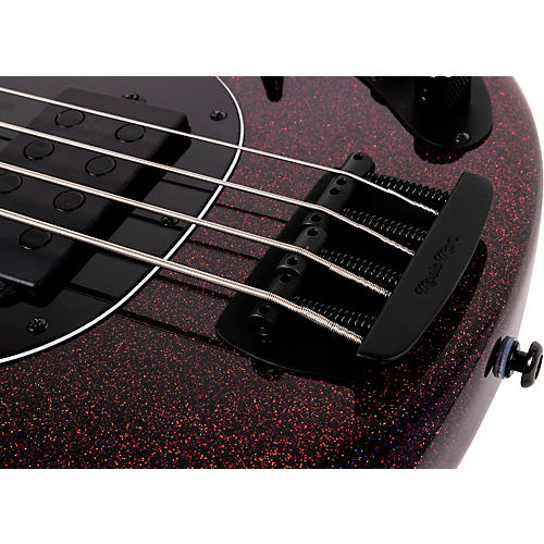 Ernie Ball Music Man DarkRay 4-String Electric Bass Guitar Gold Bar