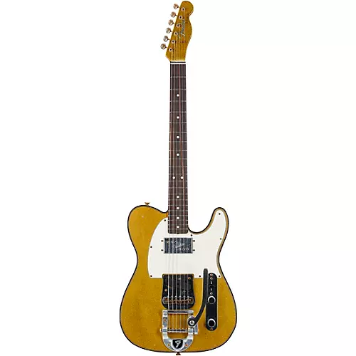 Fender Custom Shop Limited-Edition CuNiFe Telecaster Custom Journeyman Relic Electric Guitar Aged Gold Sparkle