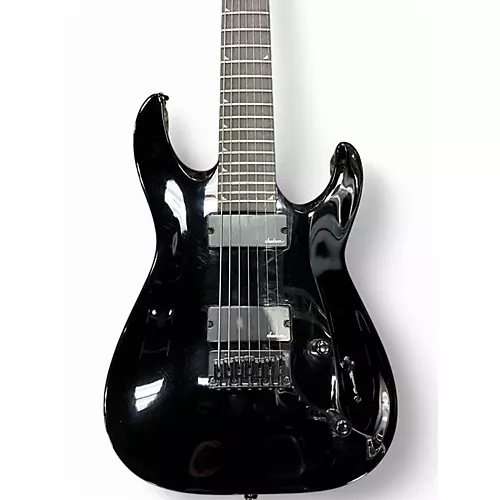 Used Jackson JS22-7 Dinky 7 String Black Solid Body Electric Guitar Black