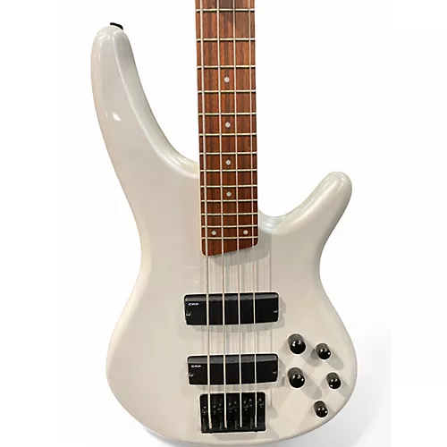 Used Ibanez SR250 White Electric Bass Guitar White