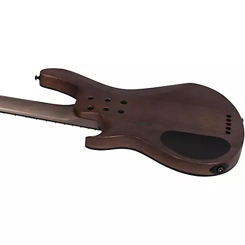 Schecter Guitar Research Omen Elite-5 5-String Electric Bass See-Thru Blue Burst