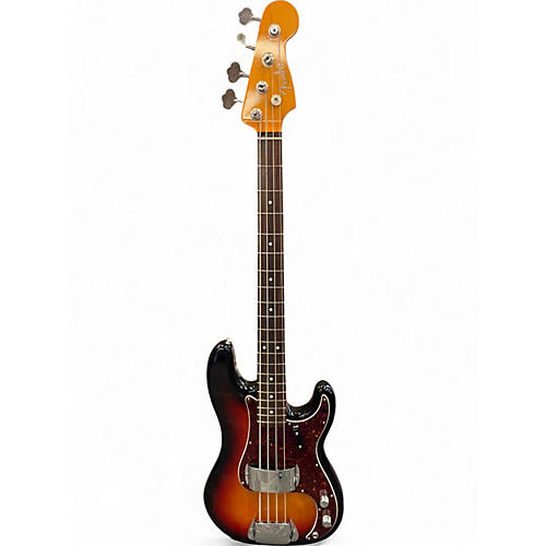 Used Fender 1962 Reissue Precision Bass 3 Color Sunburst Electric Bass Guitar 3 Color Sunburst