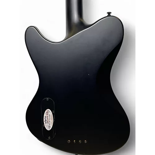 Used Schecter Guitar Research ultra bass Black Electric Bass Guitar Black