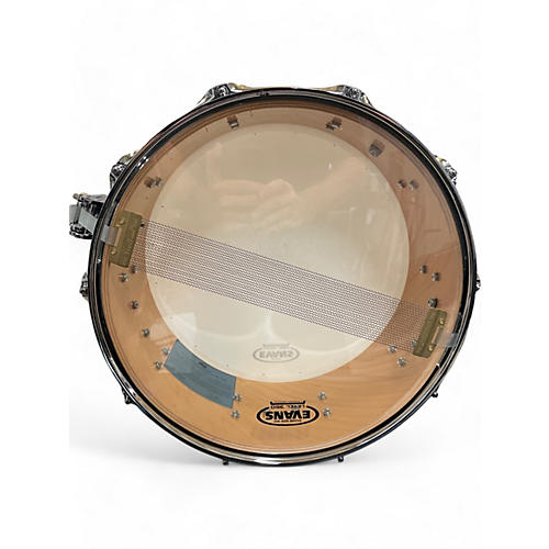 Used DW 5.5X14 Performance Series Snare Ebony Stain Lacquer Drum Ebony Stain Lacquer 10