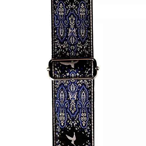 PRS Custom Jacquard Birds Fleur Guitar Strap Red 2 in.