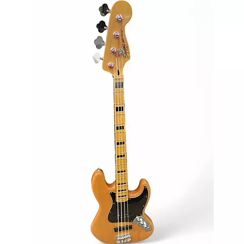 Used Squier Classic Vibe 70s Jazz Bass Natural Electric Bass Guitar Natural
