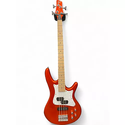 Used Ibanez SRMD200 Metallic Orange Electric Bass Guitar Metallic Orange