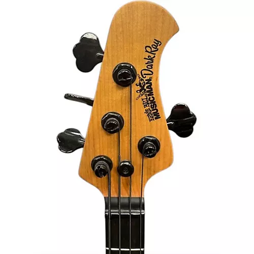 Used Ernie Ball Music Man MUSIC MAN DARK RAY Black Electric Bass Guitar Black