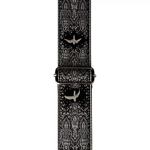 PRS Custom Jacquard Birds Fleur Guitar Strap Red 2 in.