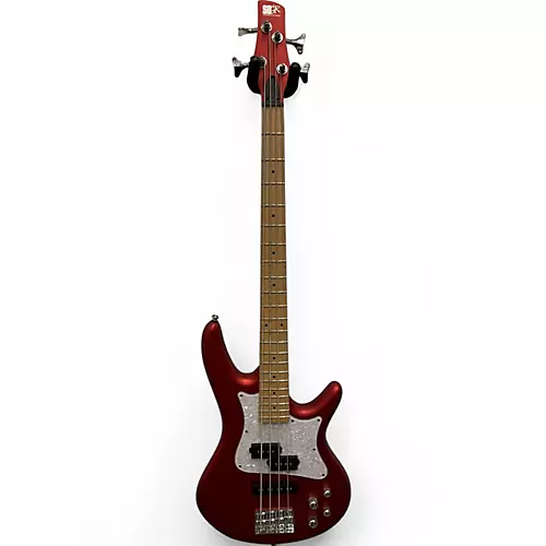 Used Ibanez MEZZO SRMD200 4 STRING Metallic Red Electric Bass Guitar Metallic Red