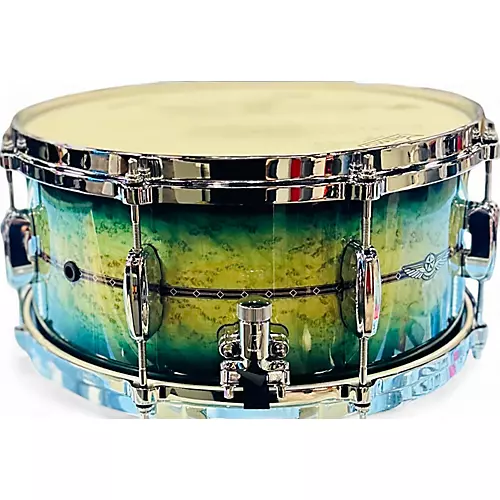 Used 2024 TAMA 6.5in STAR CERULEAN BIRDSEYE MAPLE BURST  Drum CERULEAN BIRDSEYE MAPLE BURST  93
