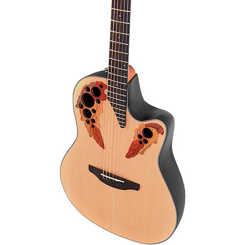 Ovation CE44 Celebrity Series Elite Mid-Depth Acoustic-Electric Guitar Reverse Blue Burst